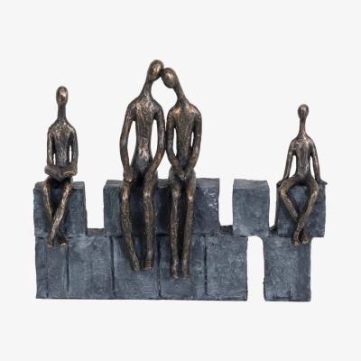 Olivia's Libra Bronze Blocks Family Of Four