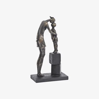 Olivia's Liibra Mother And Child On Blocks Sculpture Antique Bronze | Outlet