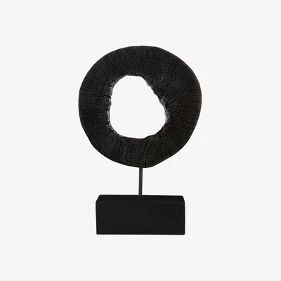 Olivia's Olivia's Black Wooden Sculpture Small
