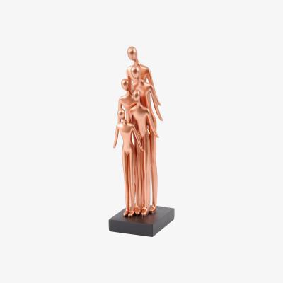 Olivia's Libra Family Gathering Sculpture in Rose Gold