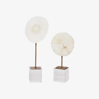 Olivia's Liang & Eimil Faux Coral On Marble Stand / Small