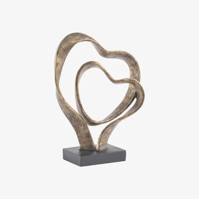 Olivia's Libra Double Heart Sculpture