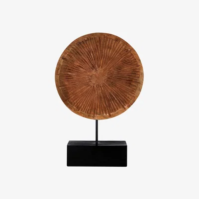 Olivia's Olivia's Carved Wooden Disc On Stand