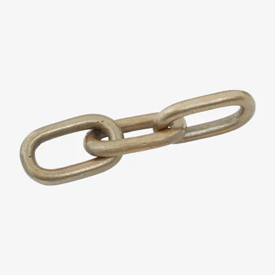 Olivia's Olivia's Paton Small Aluminium Chain Sculpture in Gold