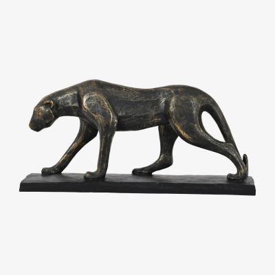 Olivia's Libra Cubist Resin Leopard Sculpture
