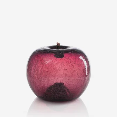 Olivia's Andrew Martin Apple Crackled Amethyst (12Cm X 10Cm)