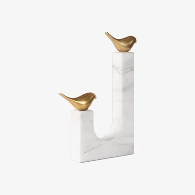 Olivia's Uttermost Songbirds Brass Sculpture