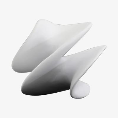 Olivia's Liang & Eimil Spiral Sculpture White