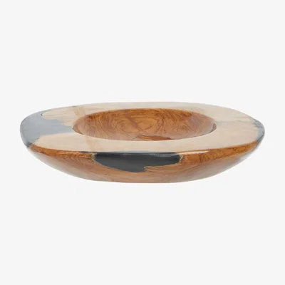 Olivia's Olivia's Suki Teak Resin Bowl