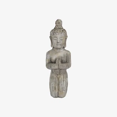Olivia's Libra Kneeling Concrete Buddha Sculpture