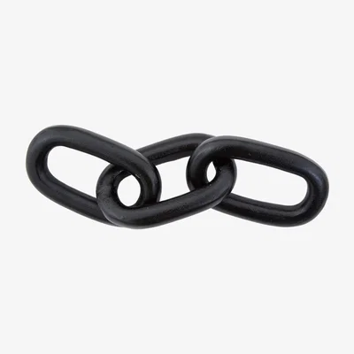 Olivia's Olivia's Paton Alum Large Chain Sculpture in Black