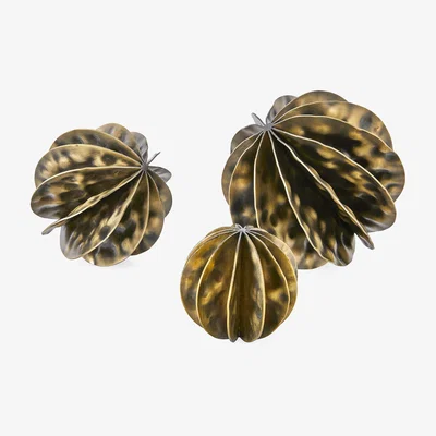 Olivia's Uttermost Black Label Roundelay Sculptures - Set of 3