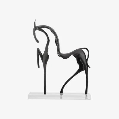 Olivia's Liang & Eimil Equus Ornament Black