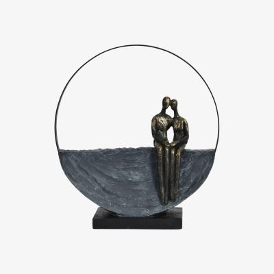 Olivia's Libra Couple Encircled Sculpture