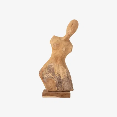 Olivia's Bloomingville Lenoa Deco Ornament in Teak