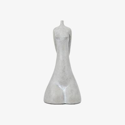 Olivia's Gallery Interiors Cassie Sculpture in Grey / Large