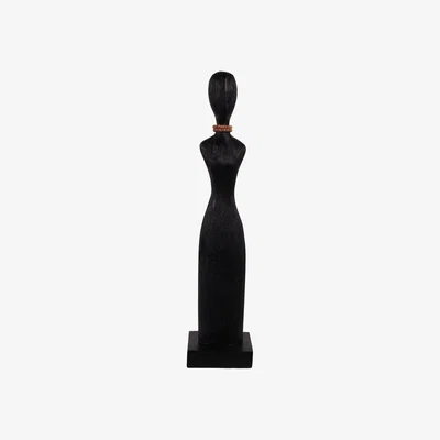 Olivia's Libra Interiors Abstract Female Sculpture Black Small
