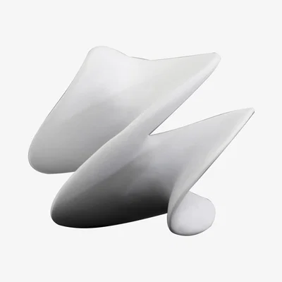 Olivia's Liang & Eimil Spiral Sculpture White | Outlet