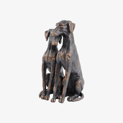 Olivia's Libra Antique Bronze Pup Sculpture | Outlet