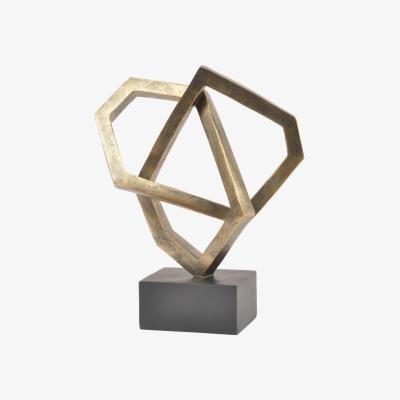 Olivia's Libra Antique Cubist Sculpture Bronze