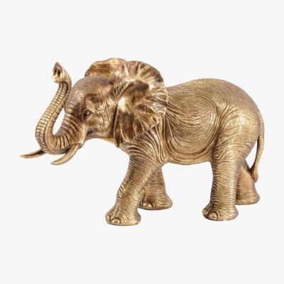 Olivia's Libra Kusini Elephant Sculpture in Gold