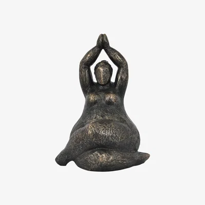 Olivia's Libra Iris Praying Feminine Form Resin Sculpture
