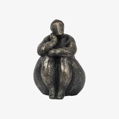 Olivia's Libra Athena Contemplating Feminine Form Resin Sculpture