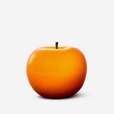 Olivia's Andrew Martin Glazed Apple Sculpture Orange