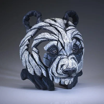 Downtown Edge Panda Bust Sculpture