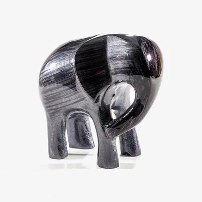 Downtown Tilnar Art Brushed Black Elephant - XL