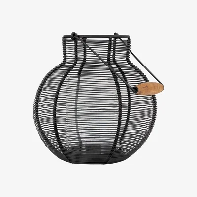 Downtown Hispi Small Lantern - Black