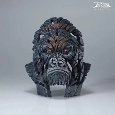 Downtown Edge Gorilla Bust Miniature Sculpture