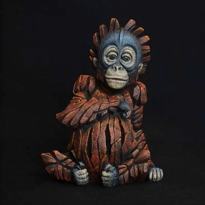 Downtown Edge Baby Orangutan Sculpture