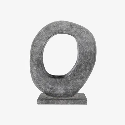 Perch and Parrow Wakefield Sculpture in Stone Grey