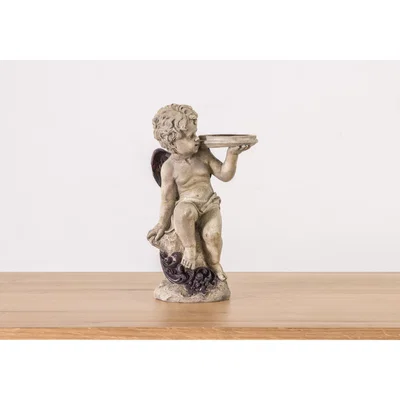 Perch and Parrow Lapis Pedestal Ornament