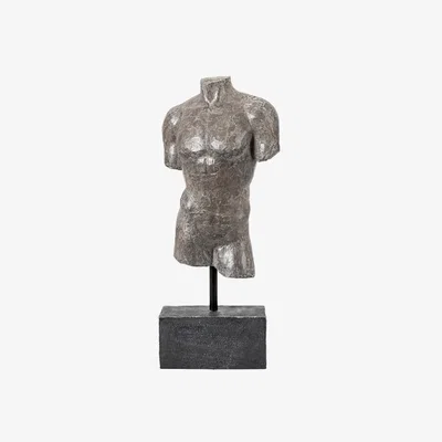 Perch and Parrow Apollo Sculpture in Grey