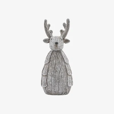 Perch and Parrow Log Cabin Reindeer, Large