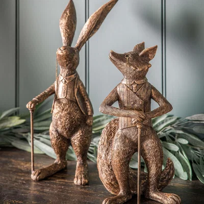 Pagazzi Lord Snooty Fox Bronze Ornament