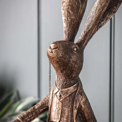 Pagazzi Lord Harrington Hare Bronze Ornament