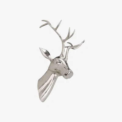 Pagazzi Braawe Silver Stag Wall Ornament