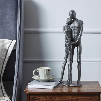 Pagazzi Couple Embracing Metal Ornament