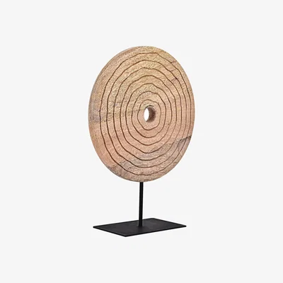 Pagazzi Hokuta Round Wood Ornament