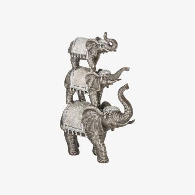 The Range Silver Stack of Elephants - Silver