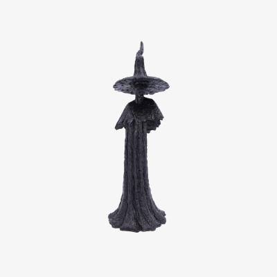 The Range Talyse Black Glittered Forest Witch Ornament - 30cm