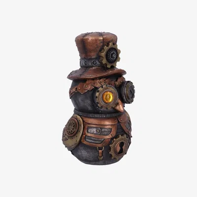The Range Hootle Steampunk Owl with Top Hat Figurine - 22.7cm