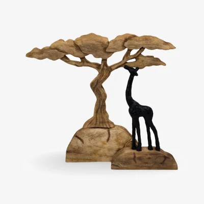 The Range SavannaGrace Sculpture - Natural & Black