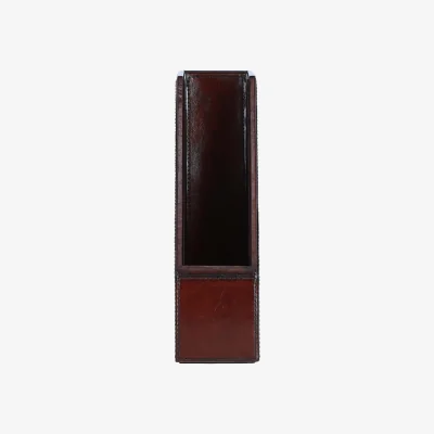 The Range Premium Leather Handcrafted Book Holder - Chestnut