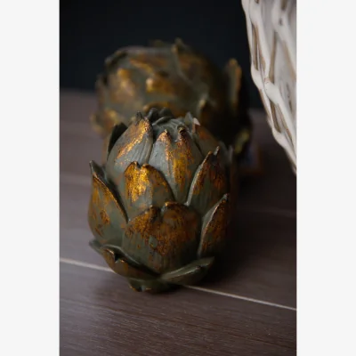 The Range Timeless Antique Bronze Large Artichoke Sculpture - Bronze