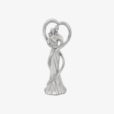The Range Silver Art Family Ornament - Silver