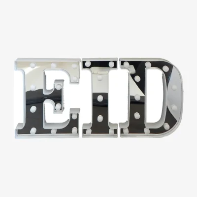 The Range Eid LED Letter Lights - Silver